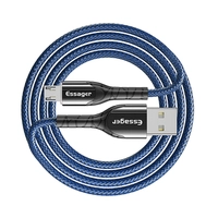 (Conta Nova) 2m Cabo Carregador Micro USB com Essager 2.4a