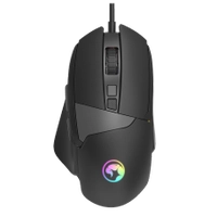 Mouse Gamer Marvo M411, 12800 DPI, 8 Botões, RGB, Black