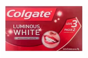 Creme dental Colgate Luminous White, leve 3 e pague 2