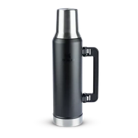 [Com Cashback R$251,50] Garrafa Stanley Térmica Mate System Matte Black | 1.6L