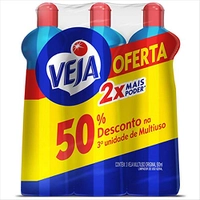 Limpador Multiuso Veja Gold Original com 3 unidades de 500ml