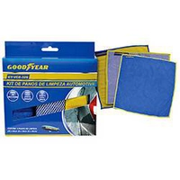 Kit de Panos de Limpeza Automotiva Goodyear VCE-329 | R$6