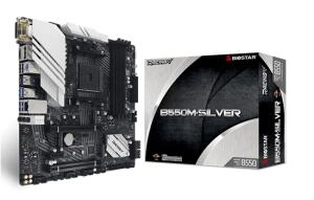 Placa Mãe Biostar B550M-SILVER, Chipset B550, AMD AM4, mATX, DDR4| R$ 499