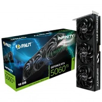 Placa de Vídeo Palit NVIDIA GeForce RTX 5060 Ti Infinity 3, 16GB, GDDR7, DLSS, Ray Tracing, NE7506T019T1-GB2061S