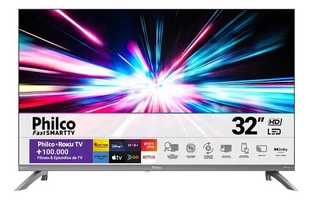 Smart TV 32" Philco LED HD Roku Dolby Bivolt