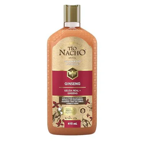 [REC | +POR- | R$ 15,99] Shampoo Ginseng Tío Nacho Geleia Real 415ml