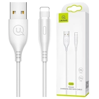 [PRIME] Cabo USB Lightning para iPhone, Funciona no Carplay, 2A Máximo, Branco