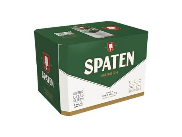 Cerveja Spaten Puro Malte Lata 350ml Pack 12