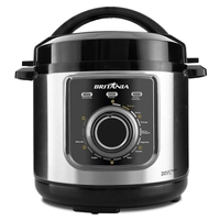 [Outlet] Panela de Pressão Elétrica Britânia 3 Litros Multifuncional BPP01PI - 127v