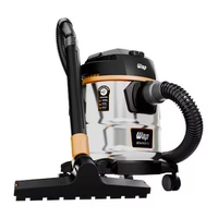 Aspirador de Pó e Água Wap GTW 1600W 12L com Função Sopra Folhas – Inox/Preto/Amarelo - 110V