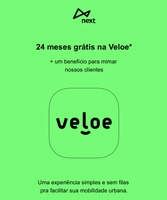 [Clientes Next] 24 meses Grátis no Veloe