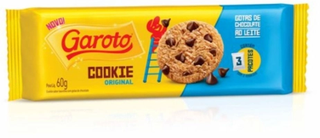 [Oferta Relâmpago] Cookie Garoto Gotas de Chocolate 60