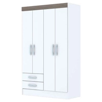 [Mobly] Guarda-Roupa 4 Portas e 2 Gavetas - R$ 170