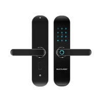 Fechadura Biométrica e Senha Inteligente Wi-Fi - Multilaser Liv - SE233