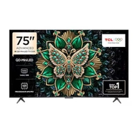 [Com Cashback Pelando R$5279] Smart TV 75" TCL 4K Mini LED 144Hz Google TV 75C6K 