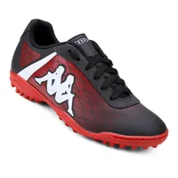Chuteira Society Kappa Torpedo Masculina - Preto e Vermelho | R$60