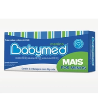 Kit Pomada Para Assaduras Babymed Menino 45g 3 Unidades | R$ 10