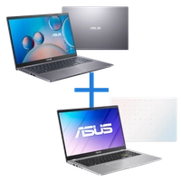 Notebook ASUS X515JA-EJ1792 Cinza + Notebook ASUS E510MA-BR700X Branco
