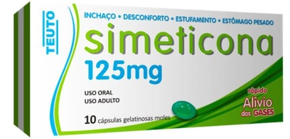SIMETICONA 125MG 10 CÁPSULAS GELATINOSAS TEUTO