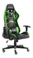 Cadeira de Jogos Targa Hero Pro Base Giratória Verde - Suporta até 160 kg