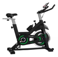Bicicleta Ergométrica Spinning 20kg Mbx Fit Cor Preto/verde