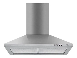 Coifa De Parede Philco 60cm Pirâmide Inox Pco62i - 220 Volts