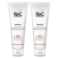 (AME R$ 79,20) Roc Minesol Kit - Protetor Solar FPS 70 Oil Control 2 UNIDADES | R$99