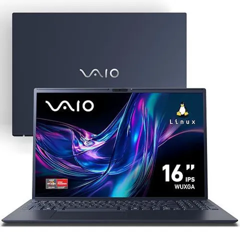 Notebook VAIO Ryzen 7 8GB RAM 256GB SSD Tela 16