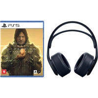 Headset Sem Fio Pulse 3D Midnight Black + Game Death Stranding: Versao do Diretor -  PS5