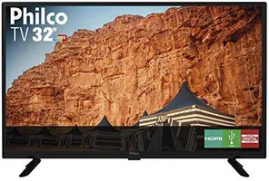TV LED 32" Philco PTV32G50D HD com Conversor e Receptor Digital 2 HDMI 1 USB - Preto