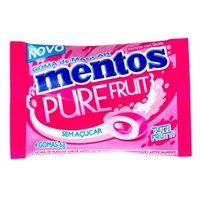 Chiclete Mentos Pure Fruit Tutti Frutti Sem Açúcar 4 Unidades | R$0,86