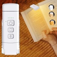Luz de leitura recarregável com timer e dimmer