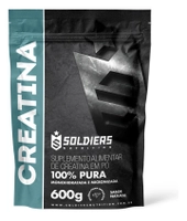 Creatina Monohidratada 600g 100% Pura Soldiers Nutrition Sem Sabor