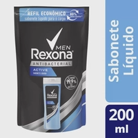 Sabonete Líquido Rexona Active 200ml Refil