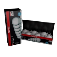 [R$ 1,79 cada] Pack Com 12 Lampadas Led 9w 6.5k Avant Luz Branca Fria 