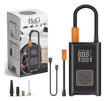 Compressor De Ar Portátil Digital Calibrador Para Pneus Moto Carro Bike Compacto