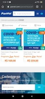 Teste Covid-19 - R$169