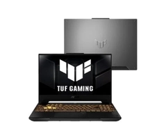 Notebook Gamer ASUS TUF Gaming F15 FX507VU, Intel Core i7 13620H, RTX 4050, 8GB RAM, SSD 512GB, 15,6" LED FHD, 144Hz, KeepOS - FX507VU-LP151