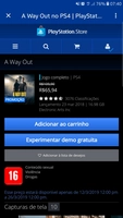 (PlayStation Store) A Way Out - R$66