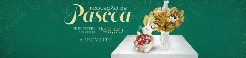 Coleção de Páscoa - presentes por R$50