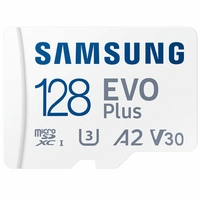 [3 UNIDADES] Samsung Cartão de Memória microSD 128GB EVO PLUS