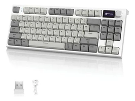 Teclado Mecânico Attack Shark K86 Tri-modo BT