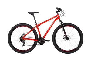 Caloi Bicicleta Vulcan, Aro 29, Tamanho 15, Câmbio Shimano 21 Velocidades, Vermelha