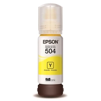 Garrafa de Tinta Epson T504 Amarelo