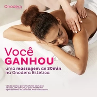 Massagem de 30 minutos na Onora Estética