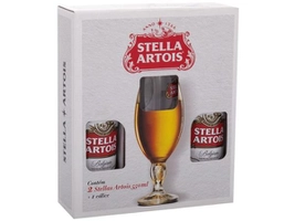 Kit Cerveja Stella Artois Lager 2 Unidades 550ml - com Cálice R$20