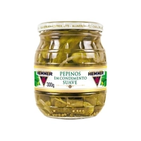 [REC +Por- R$15.8 ] Hemmer Pepinos Em Condimento Suave 300G