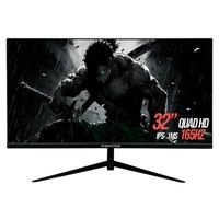Monitor Gamer Rise Mode Retina 32 2K, 165hz, 1ms, IPS, HDMI e DisplayPort, sRGB 99%, Suporte Vesa, Preto - RM-MOG-32F1652K-B