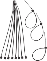 Prime - Abraçadeira De Nylon 2, 5 X 200 Mm Com 100 Peças Preta Eda