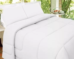 Edredom de Malha Zelo Casal - 100% Algodão